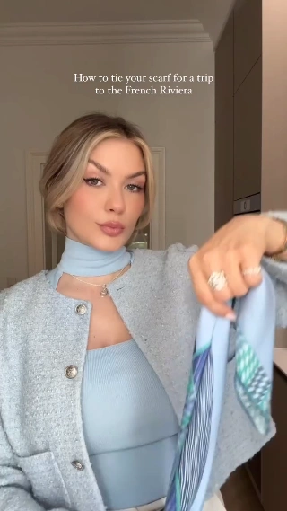 نحوه استایل کردن باندانا با کراپ کت